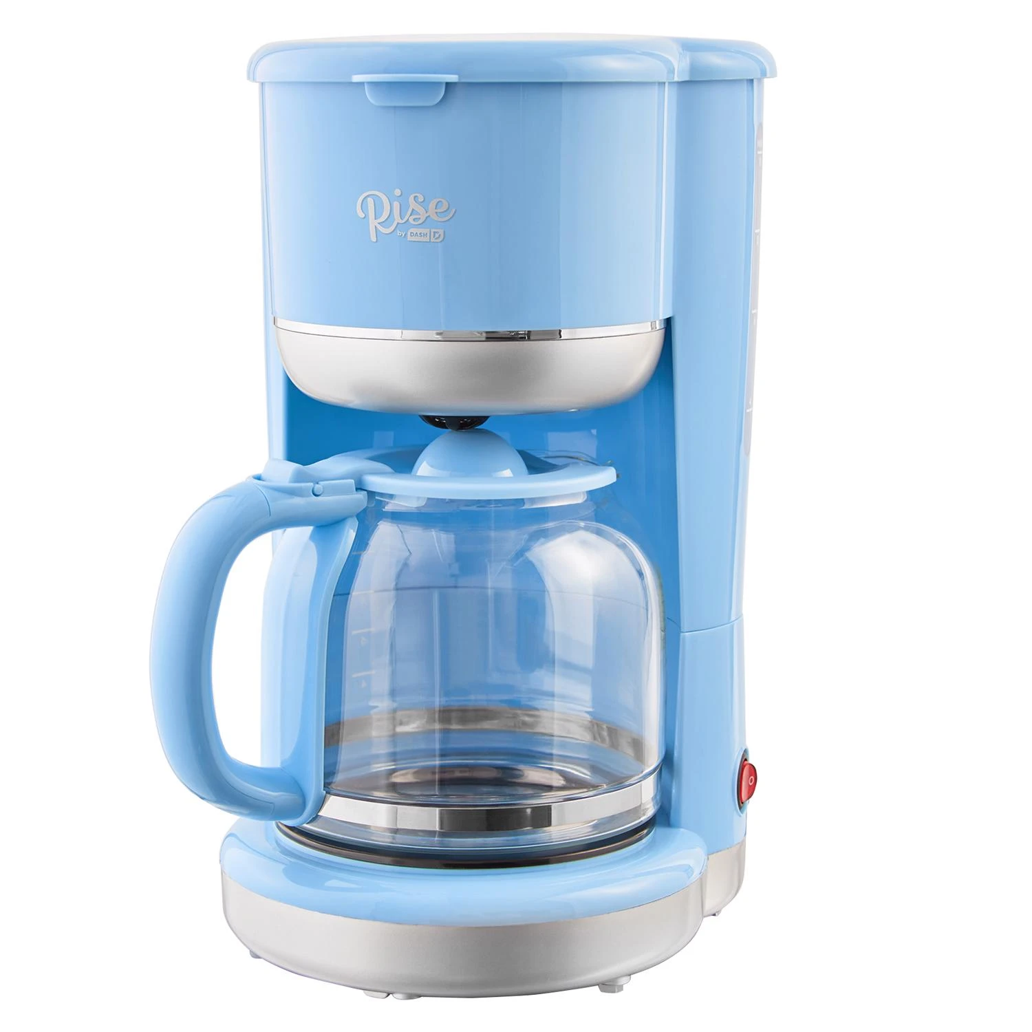 10 Cup Blue Drip Coffee Maker With Keep Warm Setting