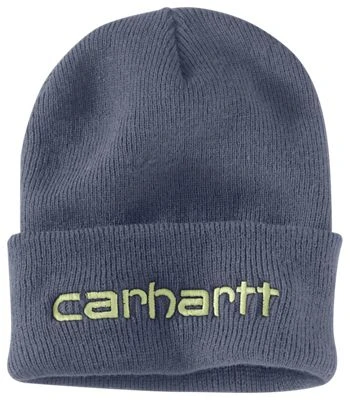 Men's Knit Logo Graphic Cuffed Beanie - Stylish And Warm Headwear
