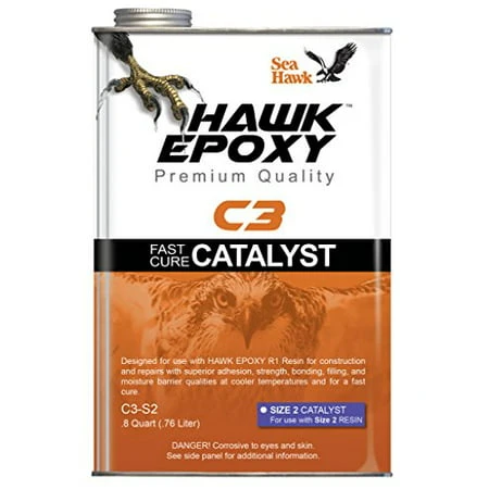 Fast Cure Catalyst Epoxy Resin 28 Quart For Durable Finishes