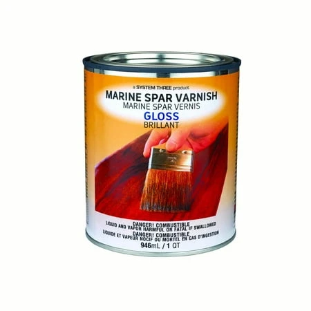 Spar Urethane Gloss Finish Quart Size For Wood Protection