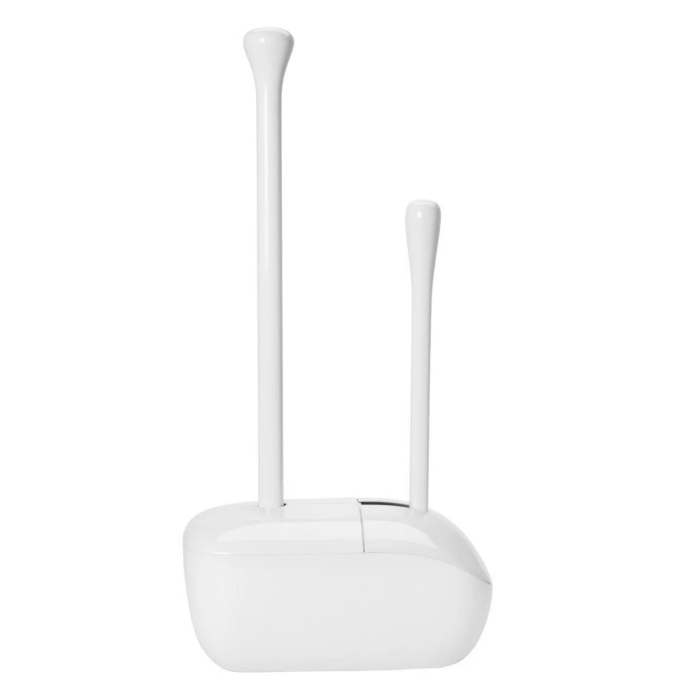 Good Grips Toilet Brush And Plunger Combo Set In White With Canister