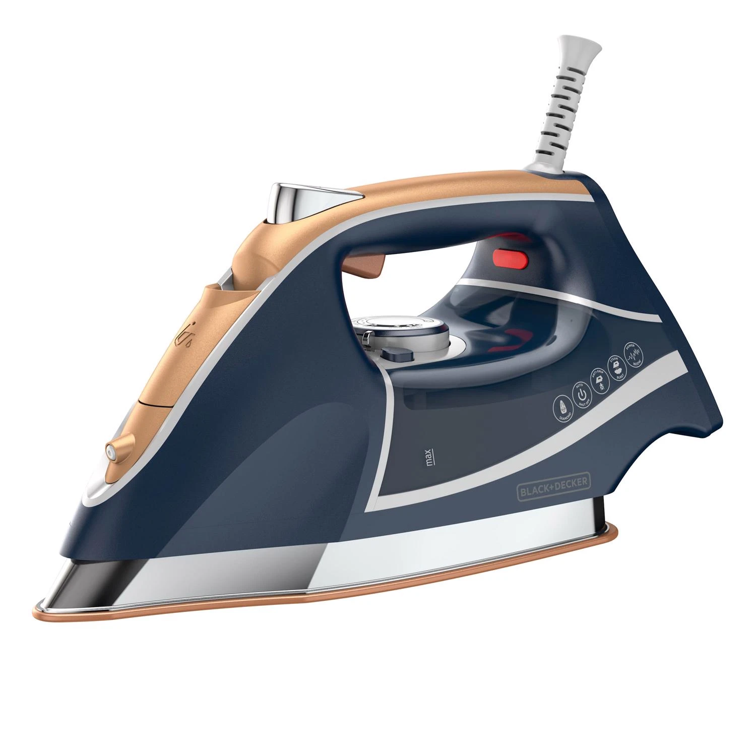 Elite Pro 1700 Watt Steam Iron With Diamond-infused Soleplate