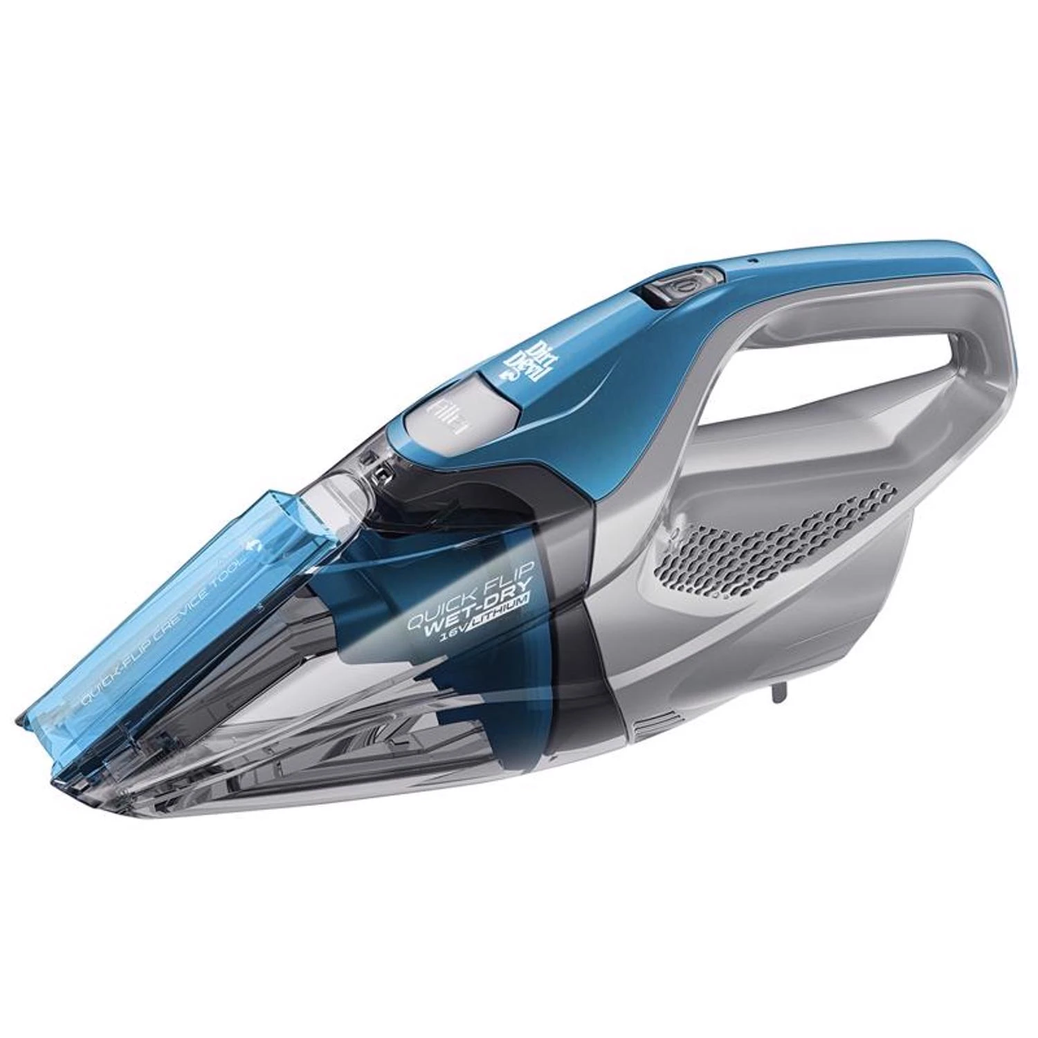Bagless Cordless Hand Vacuum With Foam Sleeve Filter And Quickflip Tool