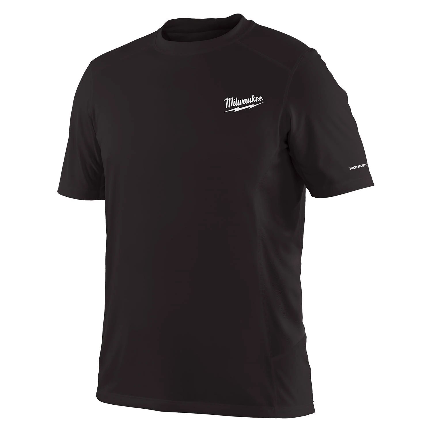 Workskin Large Short Sleeve Men's Crew Neck Black