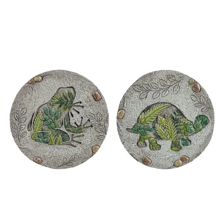 BOTANICAL GARDEN STONE, FROG/TURTLE