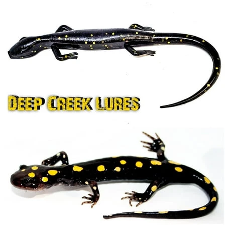 DC 6" SLICK TAIL LIZARD BLACK GOLD