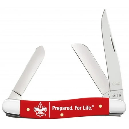 BOY SCOUTS RED SYNTHETIC SMOOTH MED STOCKMAN