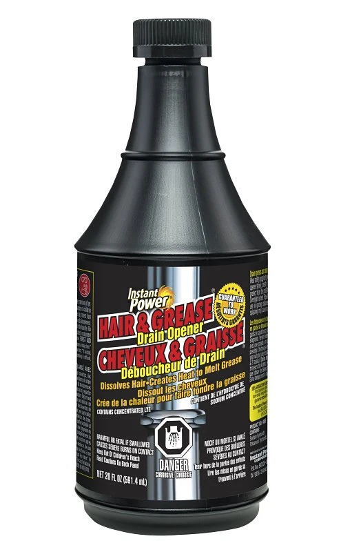 Hair And Grease Drain Opener 20 Ounce - Powerful Clog Remover