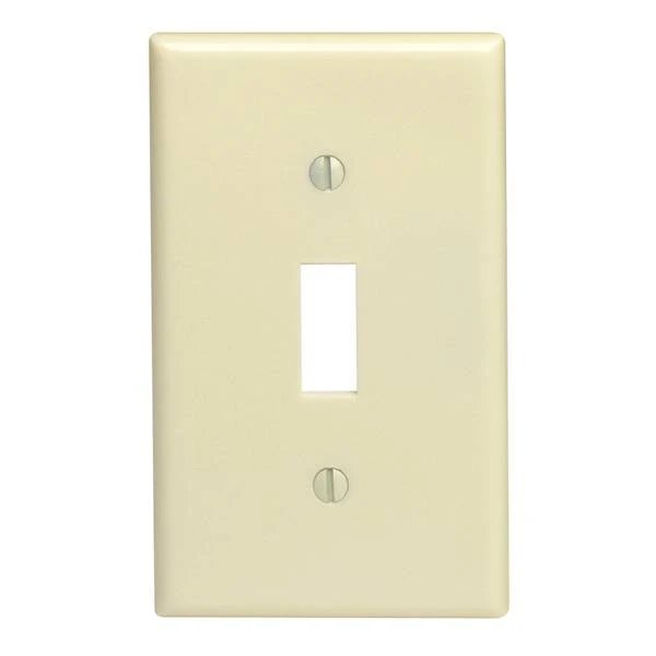 1 Gang Standard Size Toggle Switch Wallplate - Durable And Stylish Design