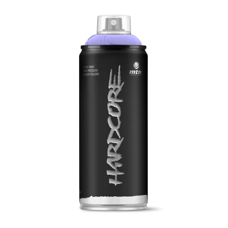 Hardcore Gloss Violet Spray Paint 11 Ounce Can For Vibrant Finishes