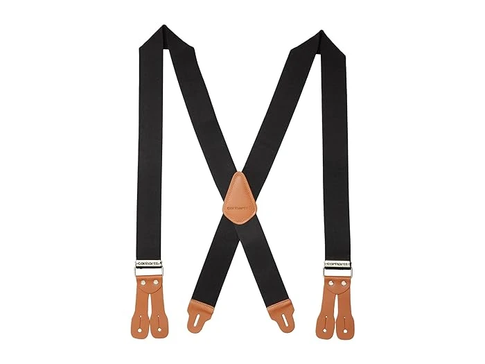 Rugged Flex Elastic Button Clasp Suspenders For Comfort And Durability