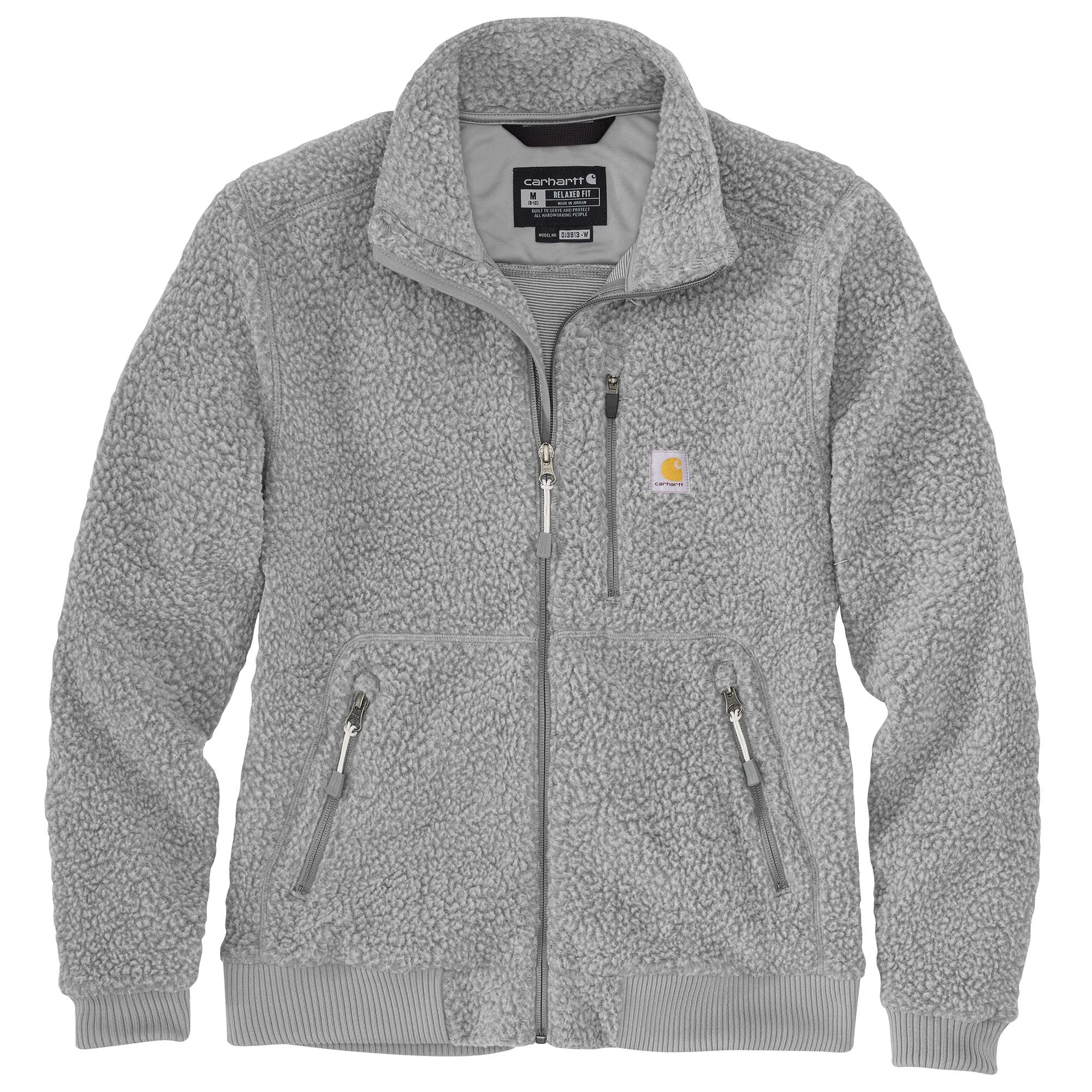 Women's Carhartt Fleece Jacket Xl In Asphalt/malt Heather - Model Oj3913-w
