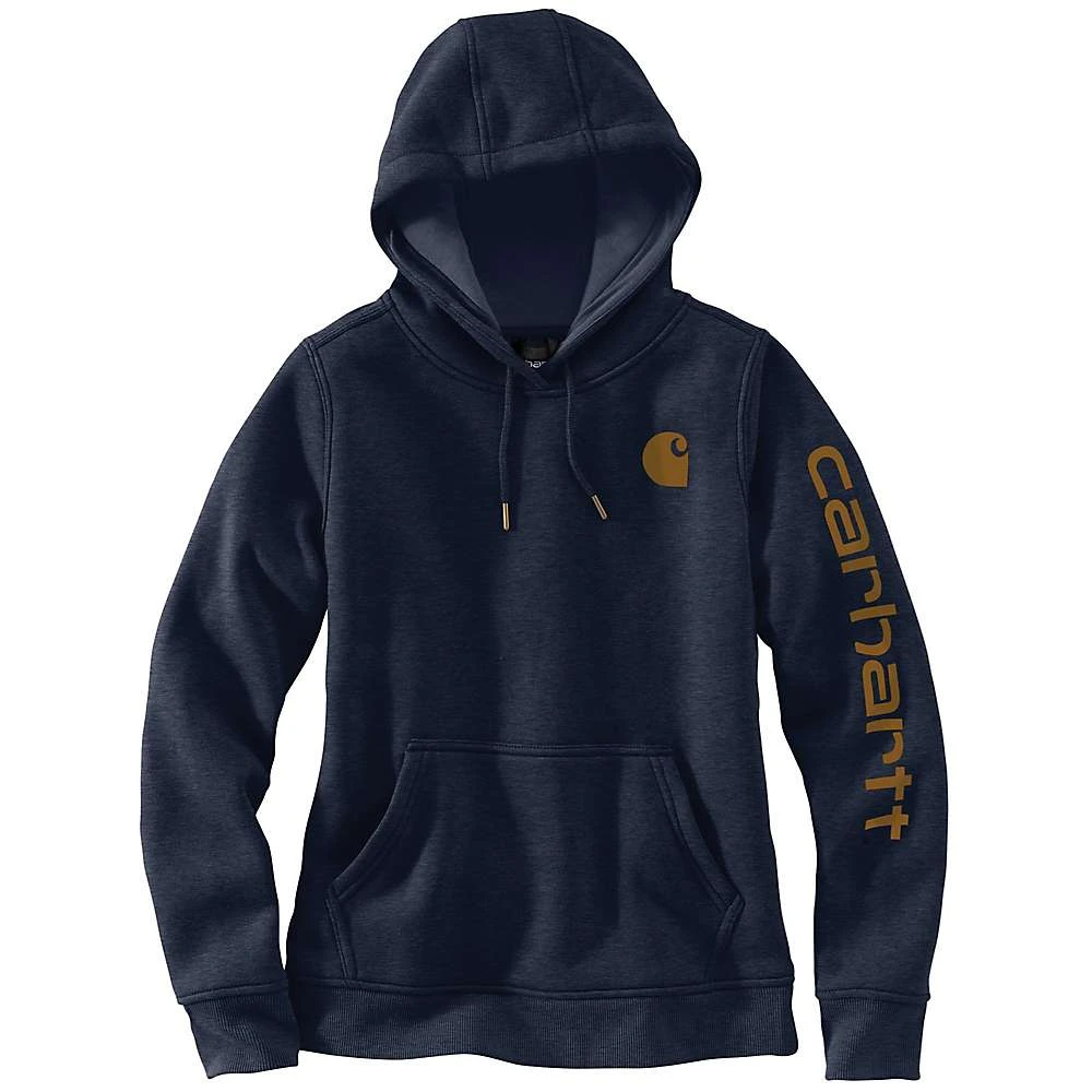 Women's Clarksburg Graphic Sleeve Pullover Sweatshirt - Medium - Navy Heather