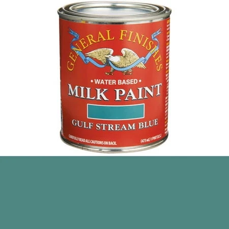 Gulf Stream Blue Milk Paint, Pint Size For Furniture And Home Decor