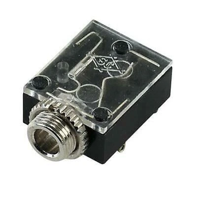 1/8 Inch Stereo Panel-mount Phone Jack For Audio Connections