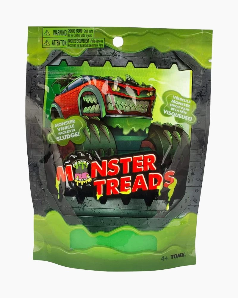 Monster Treads Vehicle With Sludge - Assorted Colors And Designs