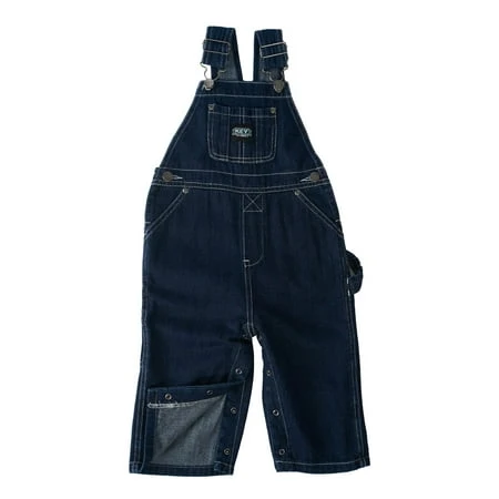 Infant Bib Overall In Indigo Denim - Stylish And Comfortable Baby Wear