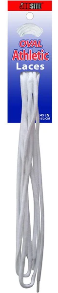 54161 45 Inch Athletic Oval Lace - White For Sports And Casual Footwear