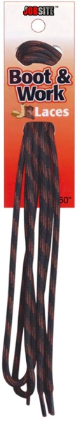 54007 Work Duty Lace - Black, Brown & Copper - 60 Inch Length
