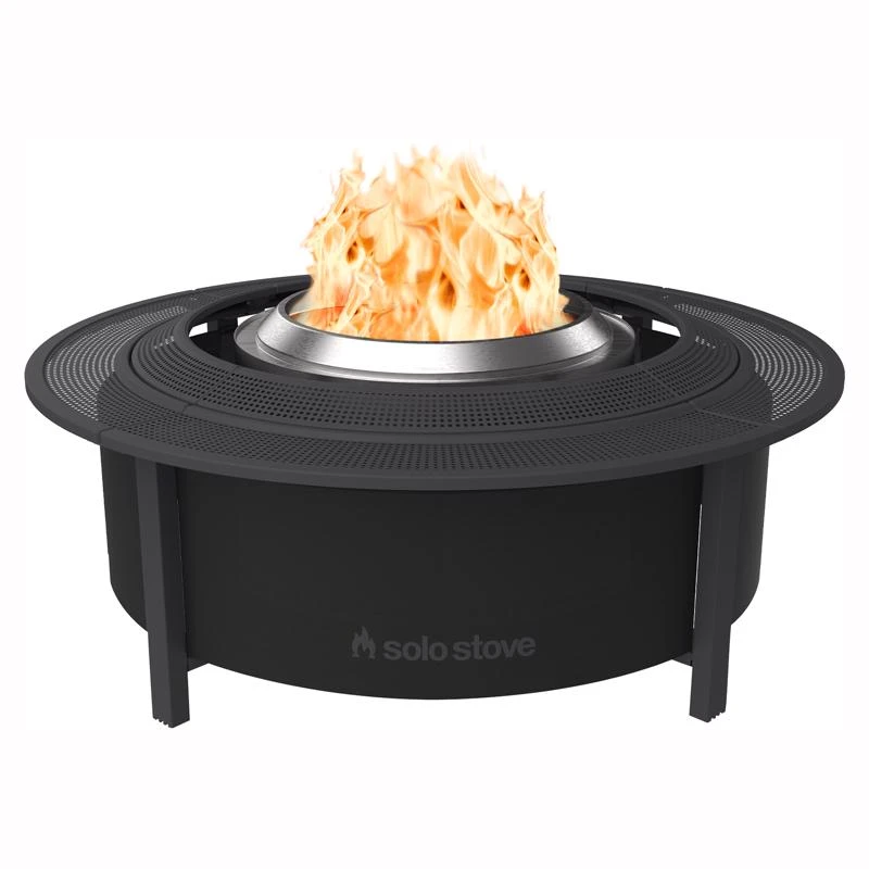 Stainless Steel Fire Pit Stand 20.5 In. H X 52.6 In. W X 52.6 In. D
