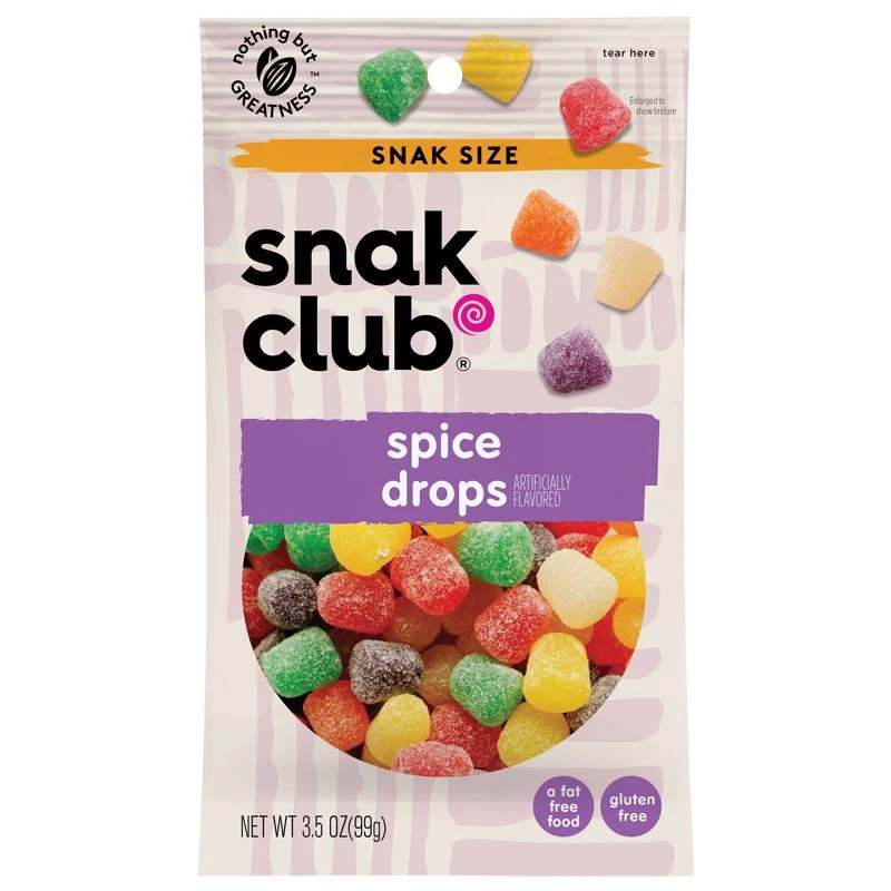 Spice Drops Gummi Candy 3.5 Oz Bagged - Deliciously Flavorful Treat