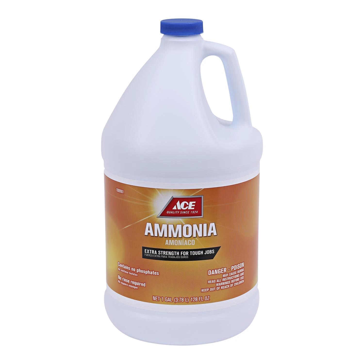 Regular Scent Ammonia Liquid Cleaner 1 Gallon For Tough Cleaning Jobs