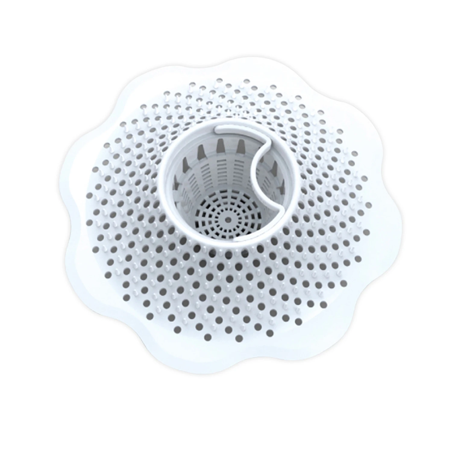 HAIR SNARE DRN CVR WHT