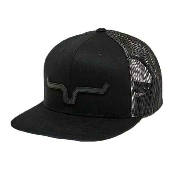 Atg Adjustable Snapback Hat, Black, One Size, Cotton Twill