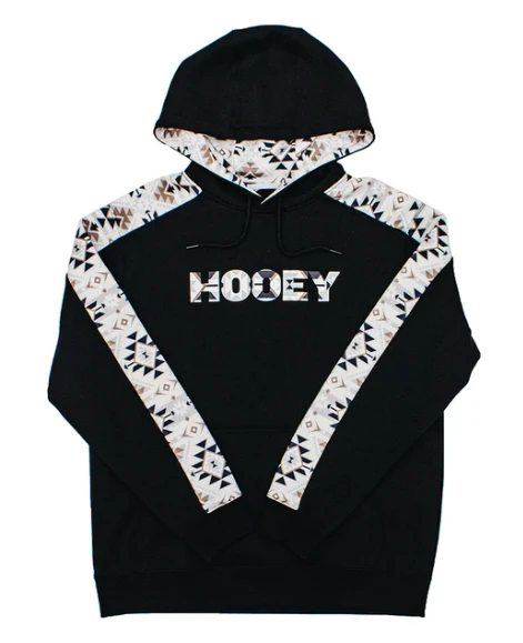 Men's Canyon Black/aztec Hoody, Large - Stylish And Comfortable