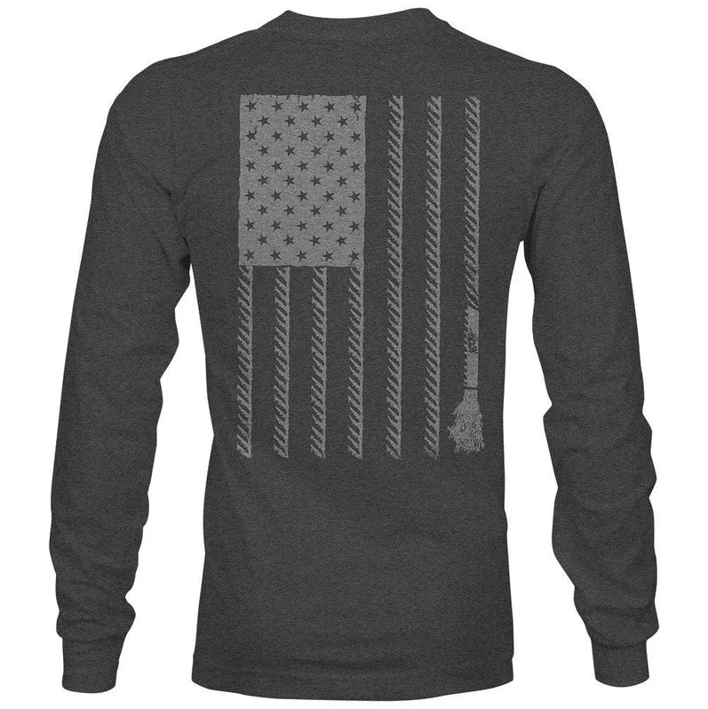 Liberty Roper Charcoal Long Sleeve T-shirt, Extra Large