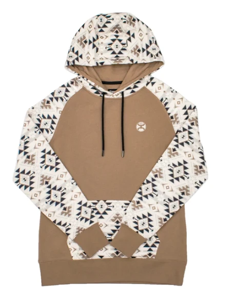 Women's Summit Tan With Aztec Hoody, Size 2xl - Stylish And Comfortable