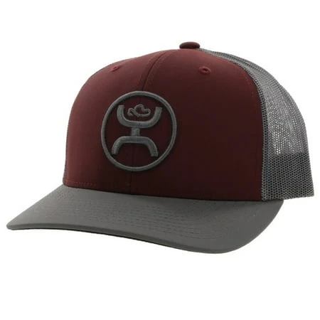 O Classic Maroon Grey Cap - Model 2209t-magy