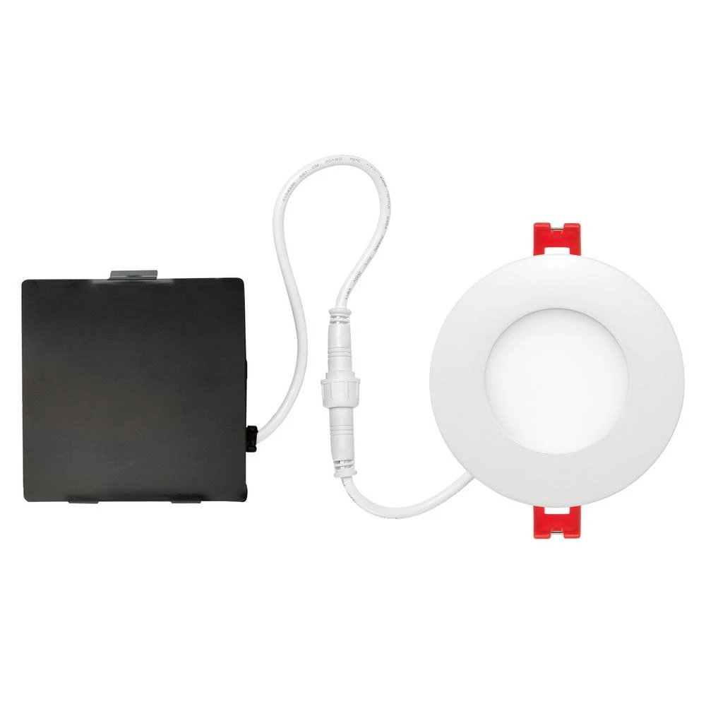 Designer Ultra Slim 3 In. White Integrated Led Recessed Lighting Kit - Model 91205