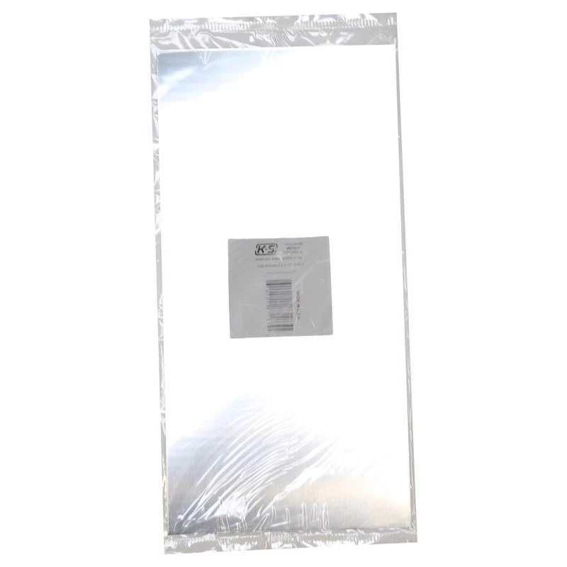 12 In. X 6 In. Stainless Steel Sheet, 22 Gauge Metal Extrusion