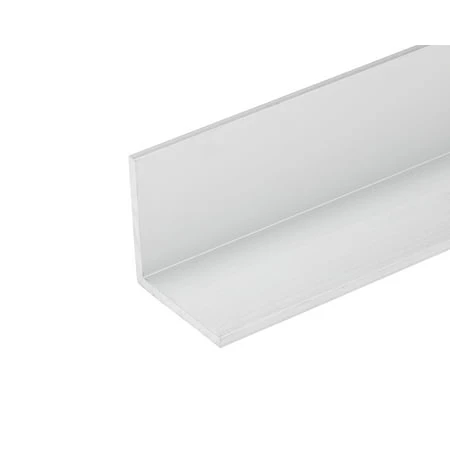 4 Foot Clear Anodized Aluminum Angle 1/2 Inch X 1/16 Inch