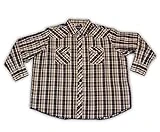 Men's Tall Classic Western Shirt - Assorted Stripe Or Plaid, Large Tall Size