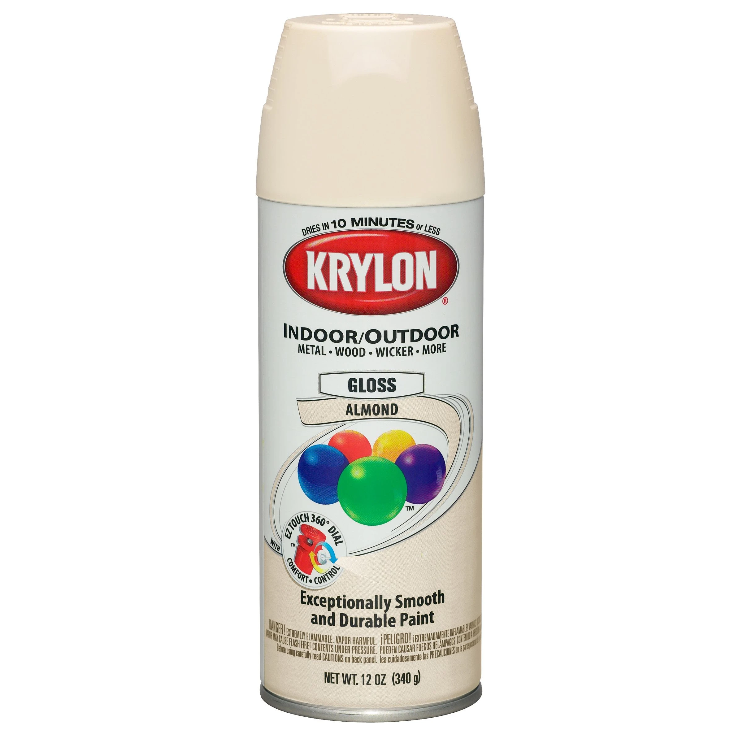 Indoor-outdoor Gloss Almond Paint - Durable Finish For Versatile Use
