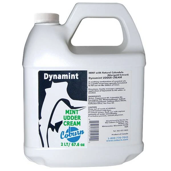 Dynamint Udder Cream - 12 Ounce Tube For Dairy Cattle Care