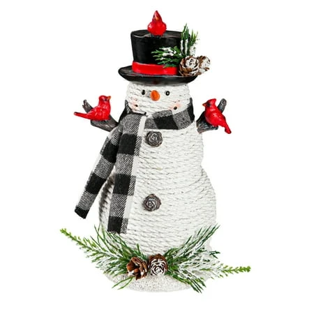 RESIN SNOWMAN TABLE DECOR