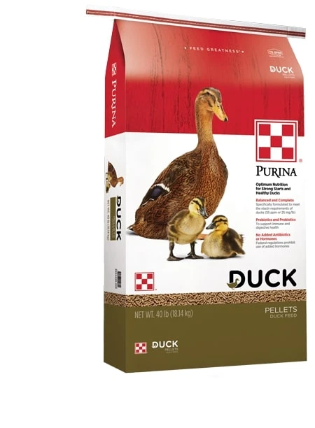 Purina Duck Feed Pellets 40 Lb Bag For Optimal Poultry Nutrition