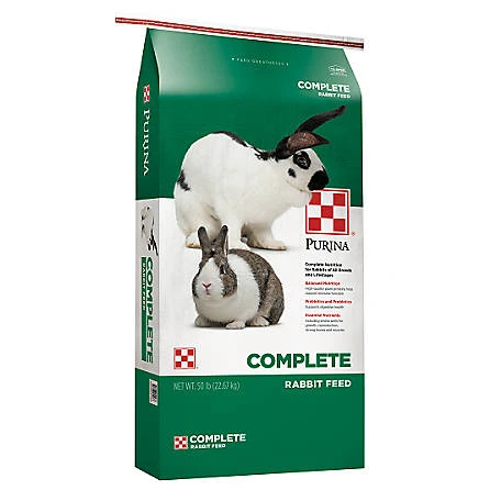 Complete Rabbit Feed 50 Lb Bag - Nutrient-rich Formula For Healthy Rabbits