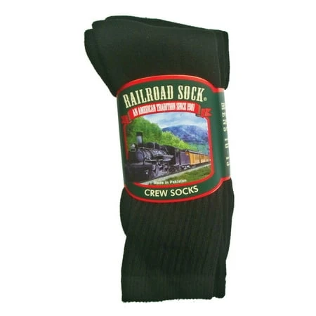 Men's Black Crew Socks - Comfortable And Durable Footwear Essentials