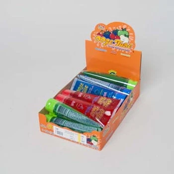 Ooze Tube Candy Gel - Green Apple, Blue Raspberry & Cherry Flavors