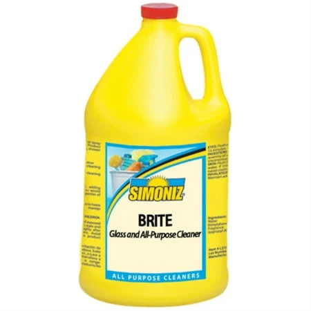 Brite Glass & All-purpose Cleaner - 1 Gallon, Case Of 4
