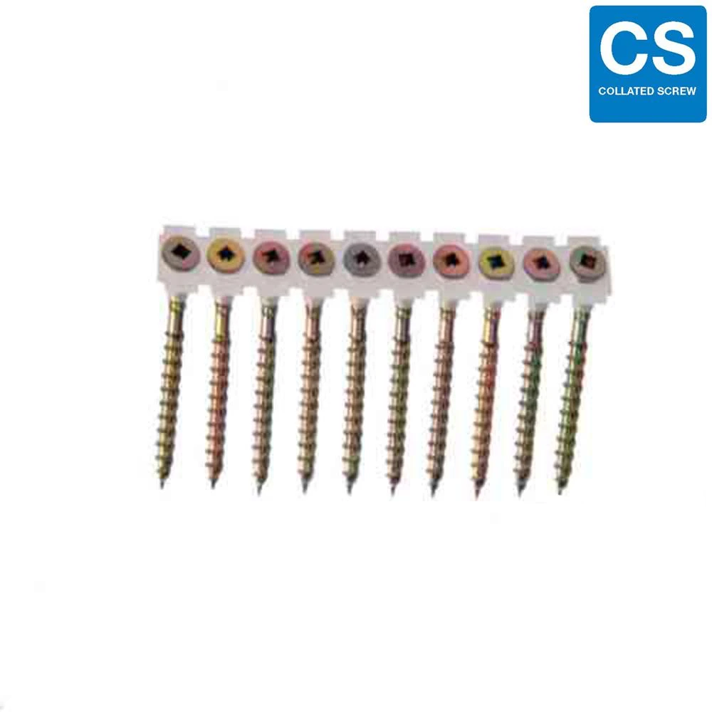 #8 X 1-3/4 In. Yellow Subfloor Collated Screw - 1000 Count
