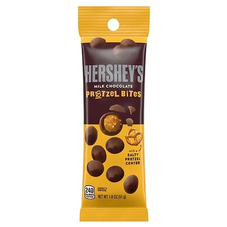Milk Chocolate Pretzel Bites Tube - 1.8 Ounce Delicious Snack