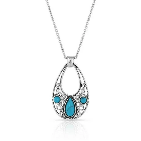 New World Stone Teardrop Necklace Model Nc4955