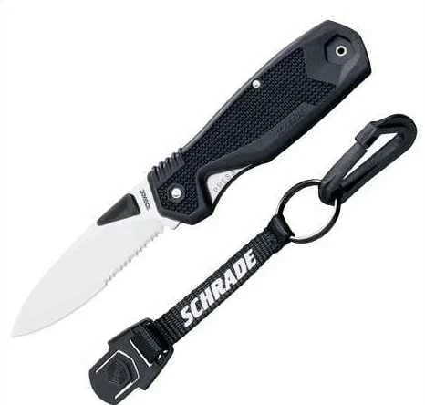 Ch7s Cliphanger Serrated Knife With Strap And Hook For Outdoor Use