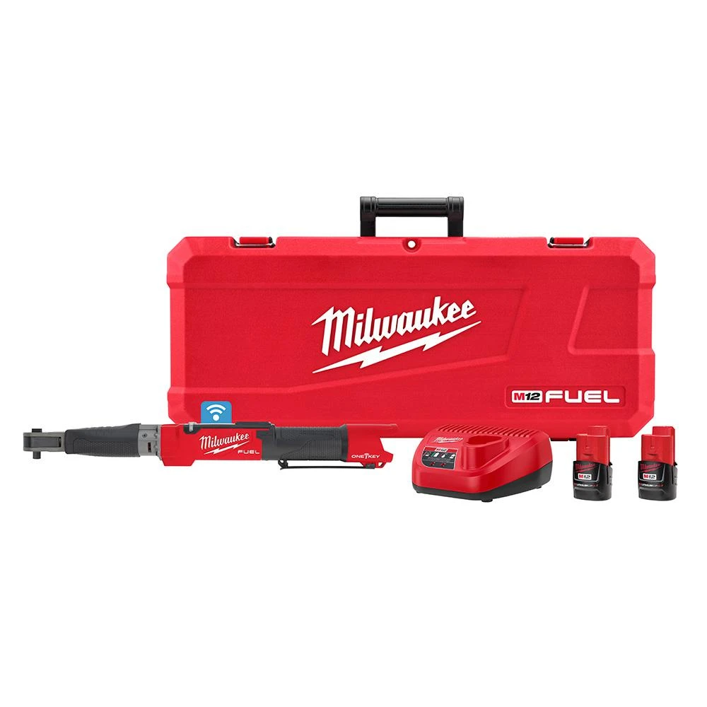 M12 Fuel One-key 12-volt Lithium-ion Brushless Cordless 3/8 In. Digital Torque Wrench Kit