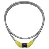 Resettable Combination Cable Lock 5' X 3/8" For Security And Safety